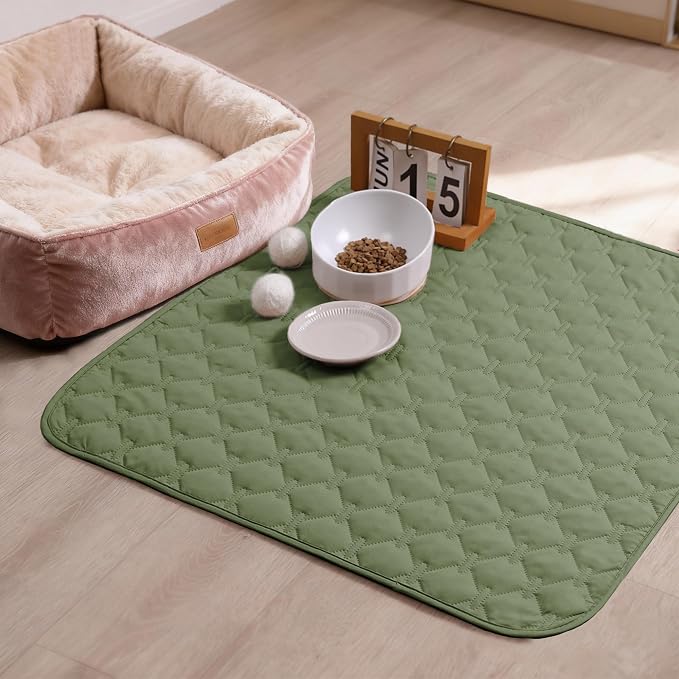 gogobunny Waterproof Armchair Covers for Pets, Anti Hair and Easy Care | Reversible Couch Protector, Resistant to Scratching, Small Size Suits Puppy and Cat Better, 30x30 Inch Dark/Light Green - Image 3