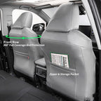 coverdream Full Set Leather Seat Covers for Toyota Corolla 2023-2026 LE Sedan(Not fit Hybrid),Airbag Compatible,Waterproof Car Seat Protector,Fit Like A Glove(Gray) - Image 5