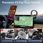 Dual-End Car Phone Holder for 2026 Mazda CX5 CX-5 Accessories 12.9 Screen | Strong Magnetic Cell Phone Mount for Magsafe iPhone, 360° Hands-Free No Air Vent Blockage Stable Stand, Not for Premium Plus - Image 4