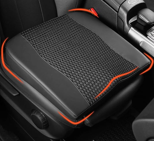Lofty Aim Car Seat Cushion, Memory Foam Car Seat Cushions for Long Driving | Comfy Car Seat Pillow for Pain Relief, Driver Seat Cushion Adds Height, Butt Cushion for Car, Office Chair, 4D Mesh Black by LoftyAim