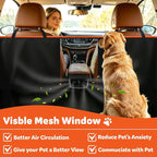 Dog Car Seat Cover for Back Seat; Ultra-Thin and Soft, Waterproof, Wear-Resistant and Easy to Clean—Compatible with Plush Seat Cushions - Image 7