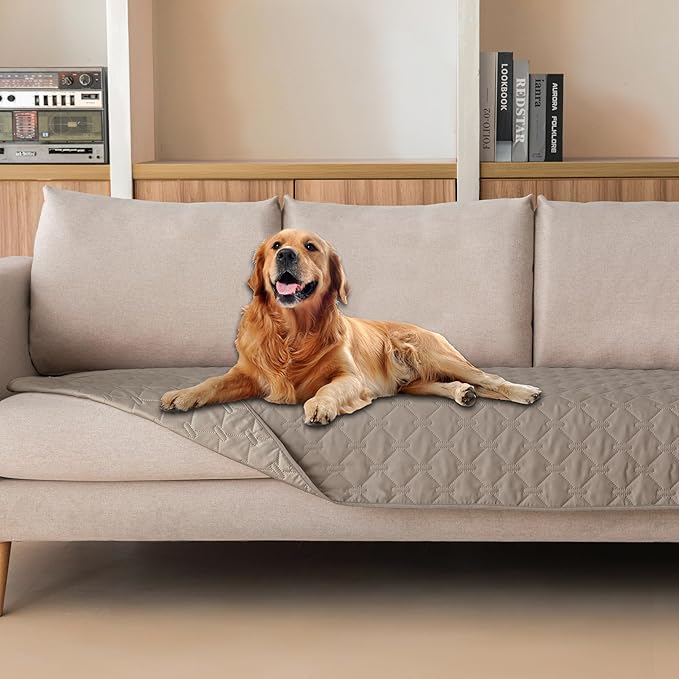 gogobunny Waterproof Dog Blanket, Couch Covers for Sofa, Reusable Pee Pads | Wear Resistant, Leakproof Sofa Cover for Pets, Anti-Pilling, Hypoallergenic, Machine Washable, 30x90 Inch Dark Stone by gogobunny