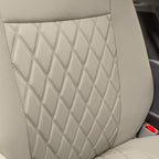 FH Group Custom Fit Car Seat Covers Specifically Made for 2011-2020 Toyota Sienna 7-8 Seater with Ultraflex Neoprene Water Resistant Automotive Seat Covers - Front Set Solid Beige - Image 4