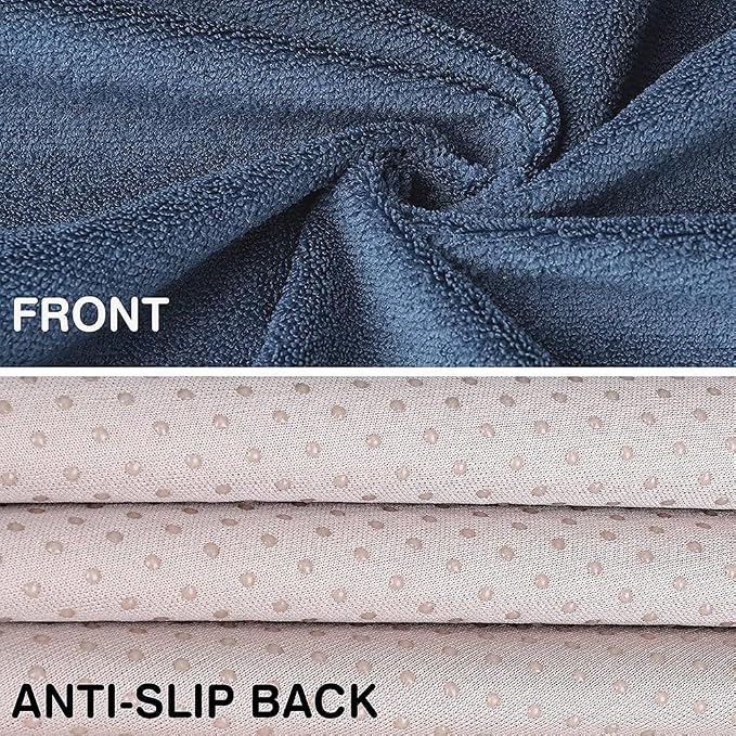Waterproof Sweat Towel Car Seat Cover Sweat Carseat Protector,Perfect for Universal Anti-Slip Car Truck SUV Seat, Great for Post Gym Workout, Running, Swimming, Beach and Hiking (Blue) - Image 6