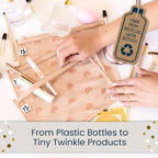 Tiny Twinkle Diaper Bag Organizing Pouches|3 Pack Mess-Proof Clear Front Travel Organizer Bags&TSA Approved Toiletry Bag Set for Baby and Mom Essentials - Image 8