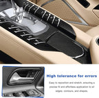 3D Carbon Fiber Vinyl Tape, 3 Inch x 20 ft Car Threshold Guard Anti-Scratch Window Trim Protector, Door Entry Protective Film Waterproof Detailing Tape for Most Vehicles - Image 5