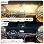 FORTEM Windshield Sun Shade - Sunshade for Car Windshield - 240T Polyester | Foldable Window Shade | Heat & UV Shield | Storage Bag - Image 10