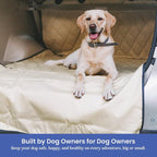 4Knines Heavy-Duty SUV Cargo Liner for Dogs, Tan Large | K9-Shield waterproof layer, non-slip backing, quick-release clips for easy install and cleanup. Machine washable. - Image 5