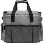 MYDAYS Dog Travel Bag, Pet Luggage Suitcase, Weekend Tote Carrier with Collapsible Bowl (Gray) - Image 9