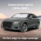 EcoNour Windshield Sunshade Compatible for Audi A3 2014-2018 2019 2020 | Sun Visor for Front Windshield & Window Sun Shade Cover, UV Heat Blocker & Protector, Car Accessories - Image 2