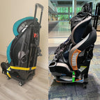 Car Seat Dolly for Airport, Black | CarSeat Roller Cart Wheels for Airplane,Car Seat Travel Cart Carrier with Straps,Foldable Luggage Trolley Hand Truck - Image 5