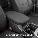 coverdream Custom Fit Corolla Hatchback Car Seat Covers for 2019-2024 2025 2026 Toyota Corolla Hatchback SE,XSE,Nightshade,Luxury Waterproof Leather Car Seat Protector (Full Set,Black) - Image 7