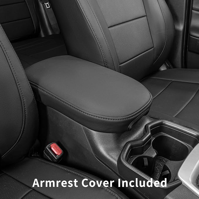 coverdream Custom Fit Corolla Hatchback Car Seat Covers for 2019-2024 2025 2026 Toyota Corolla Hatchback SE,XSE,Nightshade,Luxury Waterproof Leather Car Seat Protector (Full Set,Black) - Image 7