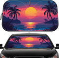 Car Windshield Sun Shade UV Reflector Foldable Front Window SUV | Blocks 98% UV Rays,Keep Interior Cool,Universal Fits Hatchback,Truck,MPV,Storage bag,57"L x 31.5"W,Car Summer Accessories by Pleneal