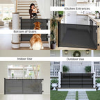 200 Inch Extra Wide Retractable Baby Gate,Mesh Baby Gate or Mesh Dog Gate,34" Tall,Child Safety Gate for Doorways, Stairs, Hallways, Indoor or Outdoor - Image 7