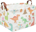 Rectangular Easter Dinosaur Basket,Waterproof kids toy storage box bedroom,Dinosaur Storage Box,kids laundry Basket,Easter Room Decor,Nursery Hamper,Gift Baskets(Dinosaur) by FXOCSHE