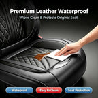 for Subaru Impreza 2012-2026 Car Seat Covers, Full Set, Black | Luxury Full Coverage Leather Seat Protectors, Waterproof Breathable, Non-Slip, Easy to Install, Airbag Compatible, All-Season - Image 8