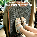 Kick Mat Back Seat Protector - Car Back Seat Cover for Kids Feet - Waterproof & Sturdy Protector for Upholstery from Dirt, Mud, Scratches and Stain (Hexy 2 pcs) - Image 7