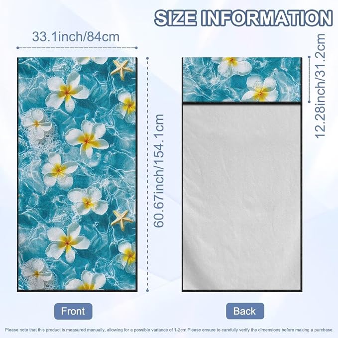 Frangipani Car Towel Seat Cover 1 Piece Breathable Front Seat Towel Cover with Storage Bag Cars Accessories Easy to Store for Cars SUV Trucks - Image 7