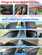 ZATOOTO Car Window Shades for Toyota 4Runner 2017-2024,100% Block Light | 4 Pcs Magnetic Car Window Covers,Privacy Curtains,Side Window Sun Shade for Baby Breastfeeding, Sleeping, Camping - Image 2