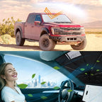Windshield Sun Shade Umbrella for 2021-2026 Ford F150 F-150 | Full covered for windshield, Block UV Rays, Heat Reduction, Easy to install, Durable & Fold Up Small - Image 6