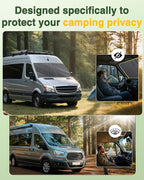 Insulated Windshield Cover Fit for Mercedes Sprinter NCV3 & VS30 | 2007-2026, Blackout Privacy & Thermal Insulation Van Front Windshield Shades, All-Season for Van Life, Camping, Gray - Image 5