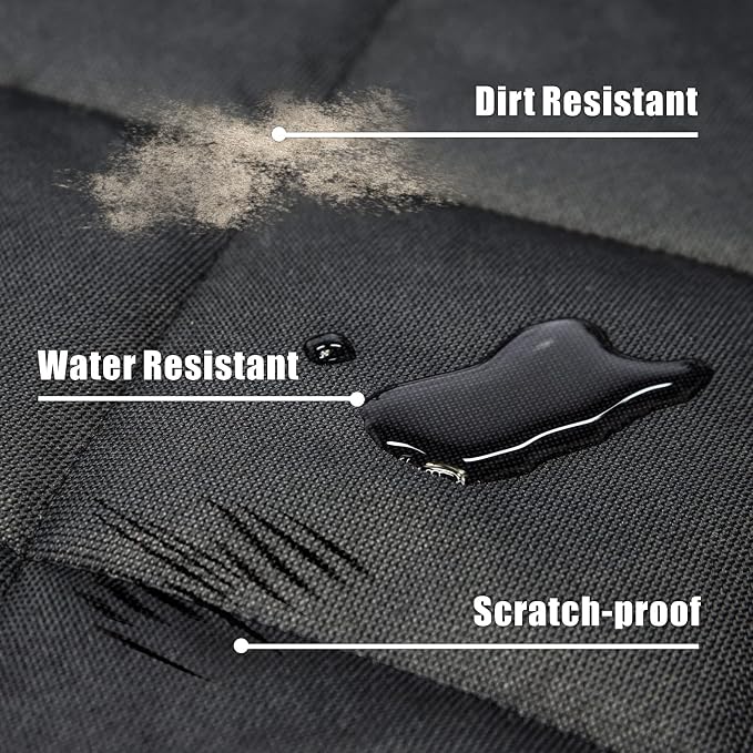 SUV Cargo Liner for Dogs - Water Resistant Trunk Cover for Full-Size SUV | Pet Cargo Cover with Bumper Flap Protector, Non-Slip Car Trunk Mat, Dog Car Seat Cover Prevents Scratches Pet Hair Mud Dirt - Image 4