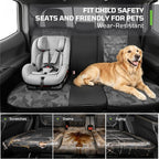 Car Seat Covers Fit for Toyota Tacoma 2016-2023 Double/Crew Cab,Black | Custom Faux Leather Full Set,Waterproof & Wear-Resistant,Fits Tacoma 3rd Gen SR,SR5,Limited,TRD Sport,TRD Off-Road,TRD Pro - Image 6