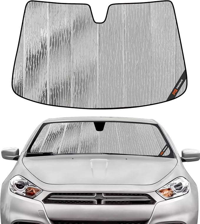 Pigenius Windshield Sun Shade for Dodge Dart 2013-2016 Front Window Sunshade - AstraGuard by Pigenius