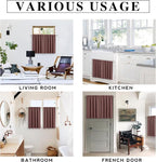 RYB HOME Blackout Curtains for Bedroom Living Room Nursery 63 inches Long | Thermal Insulated, Privacy Protection, Rod Pocket, Drapes for Office Home Theater, W42 x L63, Chocolate Brown, 2 Panels - Image 6