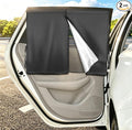 2 Pack Car Window Shades for Side Window with Strong Magnets | Automotive Dual Layer Car Rear Windows Sunshades for Baby Blocks Heat and UV Rays Sun Shade for Most Vehicles by YYSSNM