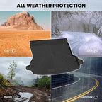 LASFIT Cargo Mat for Subaru Forester 2024 2023 2022 2021 2020 2019 | All Weather Custom Fit Anti-Slip Pet Friendly Easy Clean TPE Trunk Mat Cargo Tray Liner Accessories, Black - Image 8