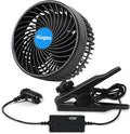 Alagoo Car Fan 6'' 12V Cool Gadgets Clip Fan for Front Rear Seat Passenger Portable Electric Air Fresh Fan with Cigarette Lighter Plug for Cars/Vehicle SUV, RV by Alagoo