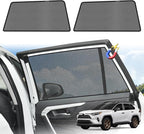KUST Car Window Shades for 2019-2024 Toyota RAV4 Accessories, Breathable Mesh Magnetic Window Covers, Rear Back Side Window Sun Shades UV Block Privacy Protection for Baby Camping Napping 2PCS - Image 3