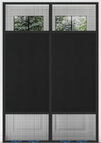 Magnetic Screen Door 72"x80" Blackout – Privacy Protection, Powerful Magnets, Heavy Duty Thicker 265g/㎡ Mesh, Easy Install, Self-Sealing, Pet Tested, Tie Backs, Screen Door Mesh by LIAMST