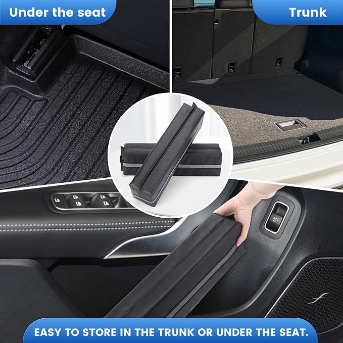 Magnetic Car Door Protector Removable Car Door Guard - Prevents Dents and Scratches for Vehicles (Black) 2 Pack - Image 8