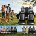 Fit Cherokee Seat Covers Custom Fit for Jeep Cherokee 2014-2026, Full Set | Premium Leather Full Coverage Protectors, Waterproof, Breathable, Scratch Resistant, Easy Wipe, Airbag Compatible, Black - Image 9