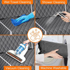 Dog Car Seat Cover for Back Seat, Fits Cars/SUVs/Trucks, M-Charcoal Grey - Image 5