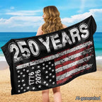 Horeset Vintage American Flag Car Seat Towel Cover – Patriotic Design Sweat Proof Seat Protector, Quick-Dry & Breathable for SUV Trucks Cars Sedan Van 250th Anniversary - Image 4