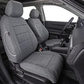 coverdream Car Seat Covers for 2024-2026 Hyundai Santa Fe,7 Seats Full Set | For 2024-2026 SE, SEL, XRT& Hybrid SEL, 2nd-Row 40/60 Split Seats W/Armrest, Polyester (Gray) by Coverdream