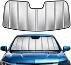 Custom Fit Windshield Sun Shade for Toyota Corolla Sedan/Hatchback 2020-2026, GR Corolla 2023-2026, Foldable 3-Layer High Reflective Silver Sunshade, Blocks UV Rays & Reduces Cabin Heat by Unknown