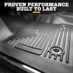 Husky Liners Weatherbeater Floor Mats | Fits 2010-2012 Toyota 4Runner, 2010-2013 Lexus GX460 | Front & 2nd Row, 3-pc Black - 98571 - Image 10