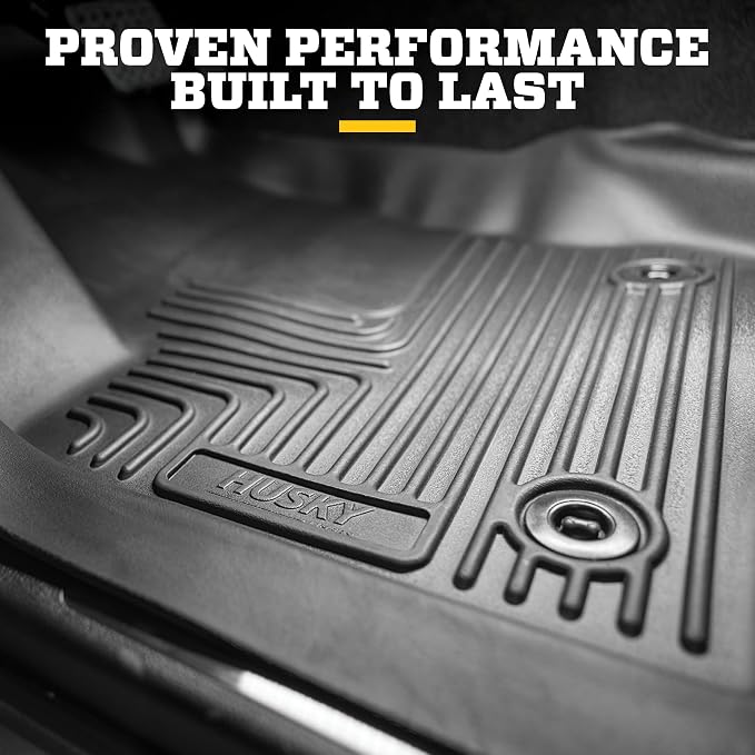Husky Liners Weatherbeater Floor Mats | Fits 2010-2012 Toyota 4Runner, 2010-2013 Lexus GX460 | Front & 2nd Row, 3-pc Black - 98571 - Image 10