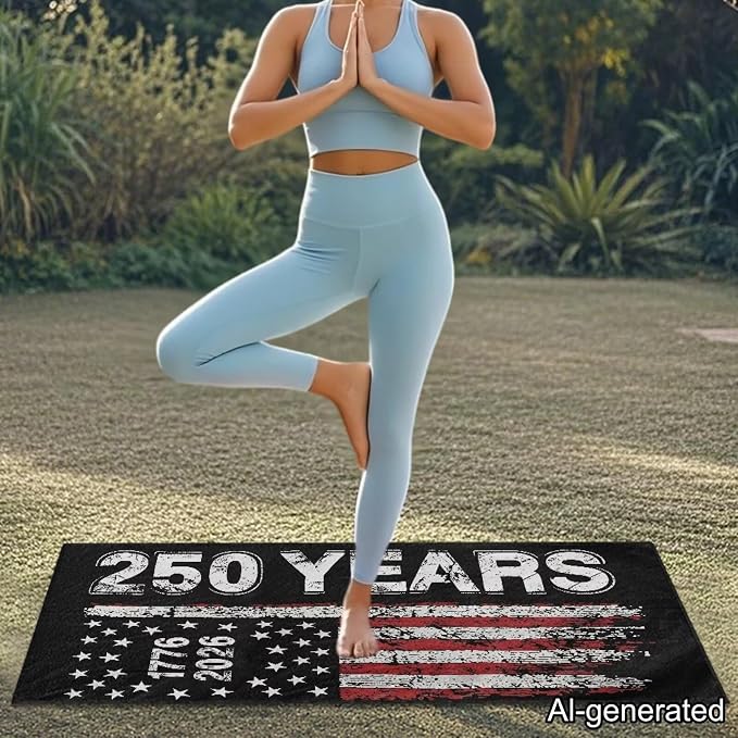 Horeset Vintage American Flag Car Seat Towel Cover – Patriotic Design Sweat Proof Seat Protector, Quick-Dry & Breathable for SUV Trucks Cars Sedan Van 250th Anniversary - Image 3
