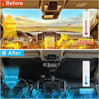 Premium Windshield Sun Shade for 2019-2025 2026 Dodge RAM 1500, Reflective 310T Material Front Window Sun Visor Blocks UV Rays Foldable Sunshade - Image 2