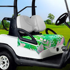 ENYORSE Golf Cart Seat Covers, Tropical Floral Seat Towel Blanket, Soft Breathable Microfiber, Keeps Seats Cool & Comfortable, 51”x31”, Fits 2 & 4 Passenger EZGO, Yamaha,Club Car Carts - Image 5