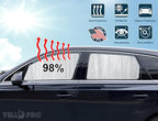 Side Window Rear Seat 2nd Row Sunshade Custom Fit for 2019 2020 2021 2022 2023 Hyundai Santa Fe SUV, Plug-in Hybrid, Hybrid, UV Sun Protection Accessories (Set of 2) - Image 2