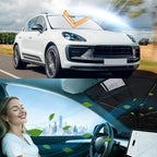 Windshield Sun Shade Umbrella for 2014-2026 Porsche Ma-can | Full covered for windshield, Block UV Rays, Heat Reduction, Easy to install, Durable & Fold Up Small - Image 6