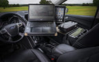 AutoExec Reach Desk Front Seat Car Desk and Portable Workstation with 400 watt Power Inverter, Printer Stand, Tablet Mount and Phone Vent Clip, Natural - Image 8