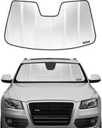 Pigenius Windshield Sun Shade for 2009-2017 Audi Q5, 2014-2017 Audi SQ5. Front Window Sunshade with Storage Bag by Pigenius